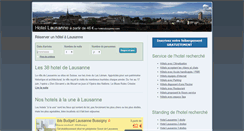 Desktop Screenshot of hotelalausanne.com